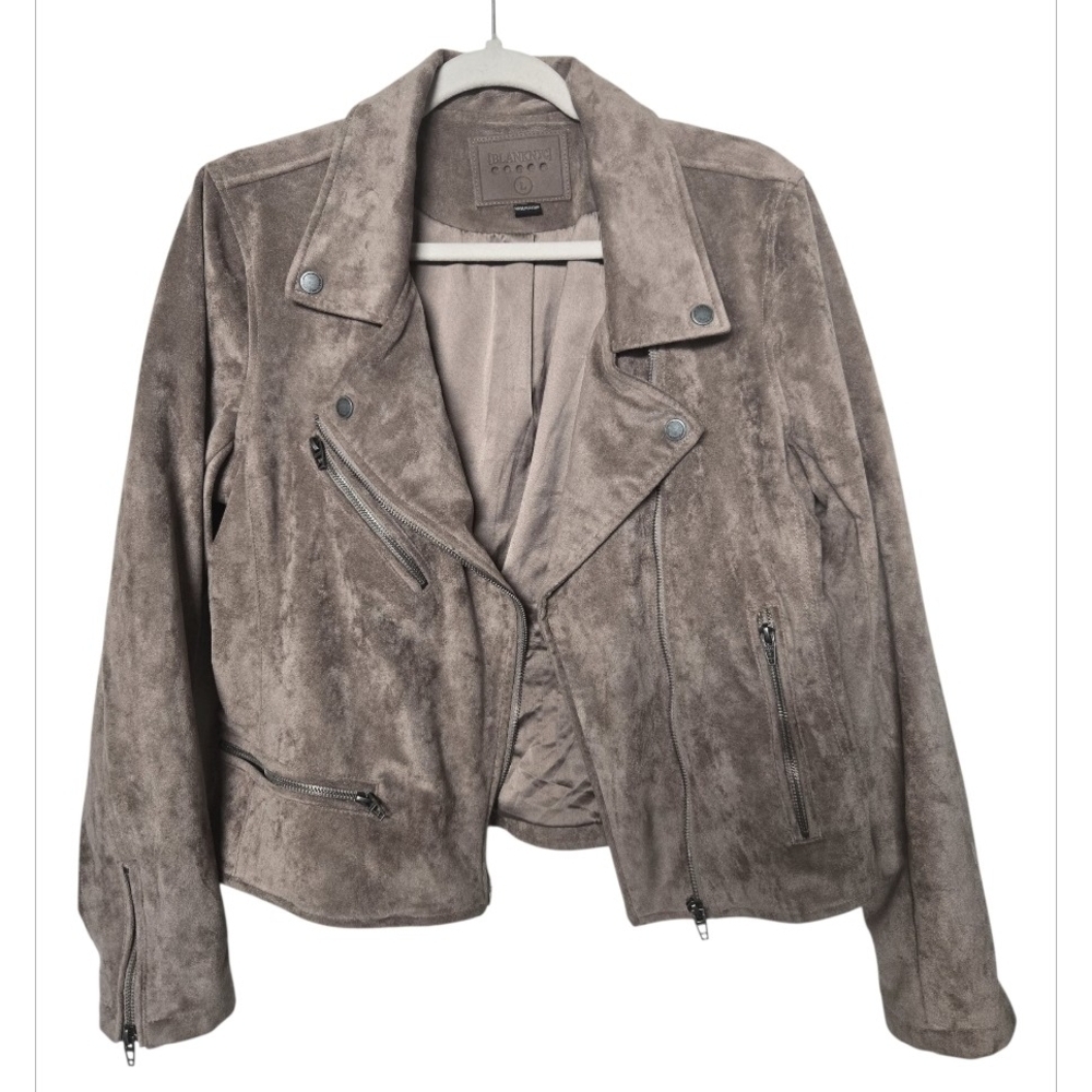 BLANKNYC Women's Taupe Suede Jacket.Size L - Picture 2 of 16